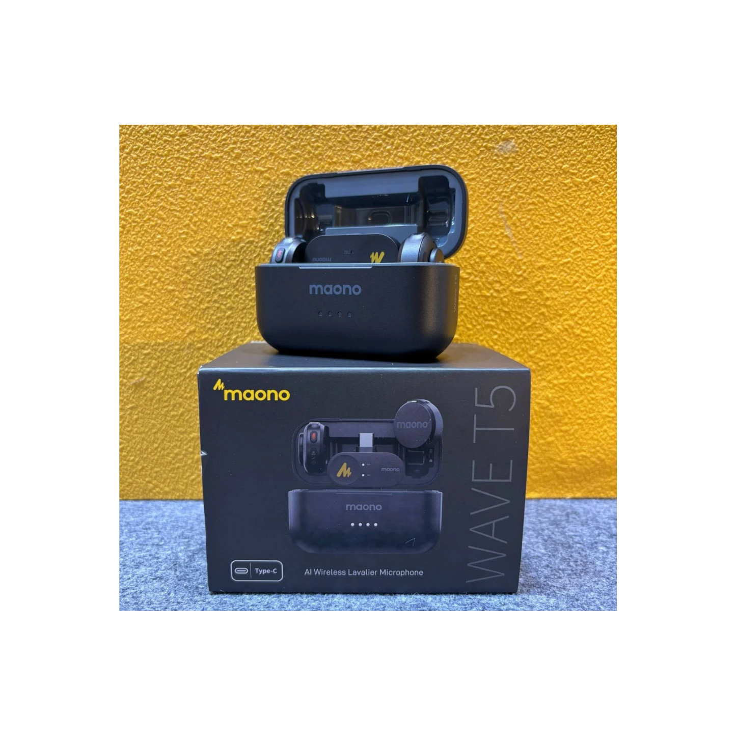 MAONO Wave T5 Wireless Lavalier Microphone