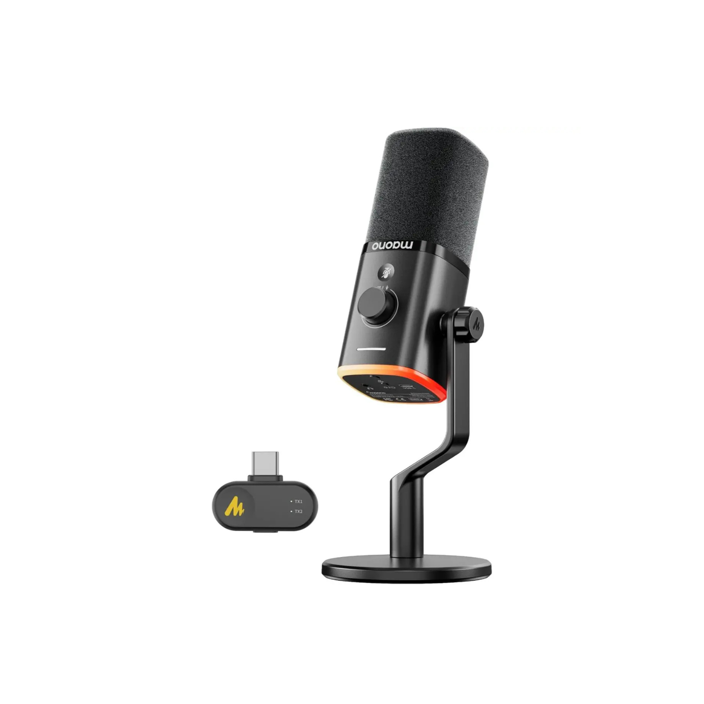 PD100W Wireless & USB Dynamic Microphone