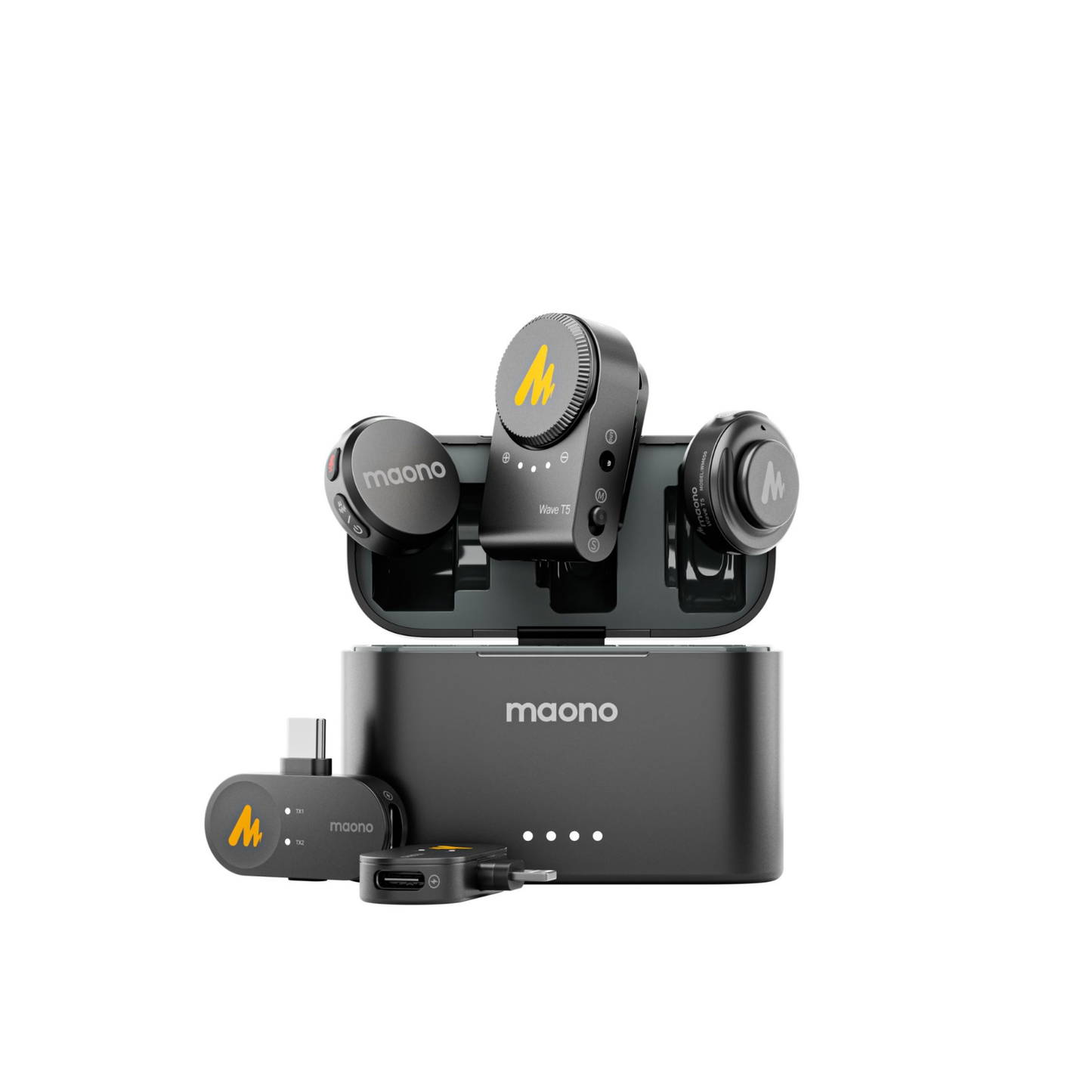 MAONO Wave T5 Wireless Lavalier Microphone