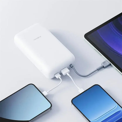 Xiaomi 22.5W Power Bank 20000mAh | Integrated Cable, USB-A & USB-C - Technalogia